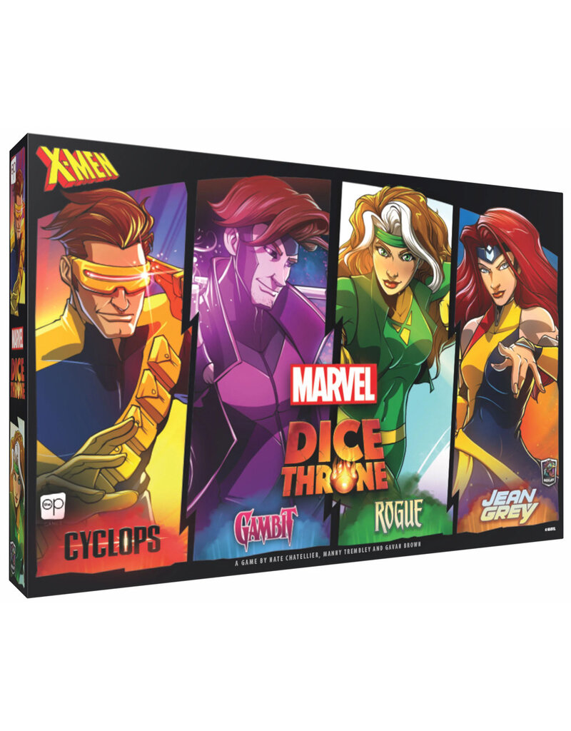 Roxley Games Marvel Dice Throne: X-Men Box 2 Lovers (Cyclops, Jean Grey, Gambit, & Rouge)