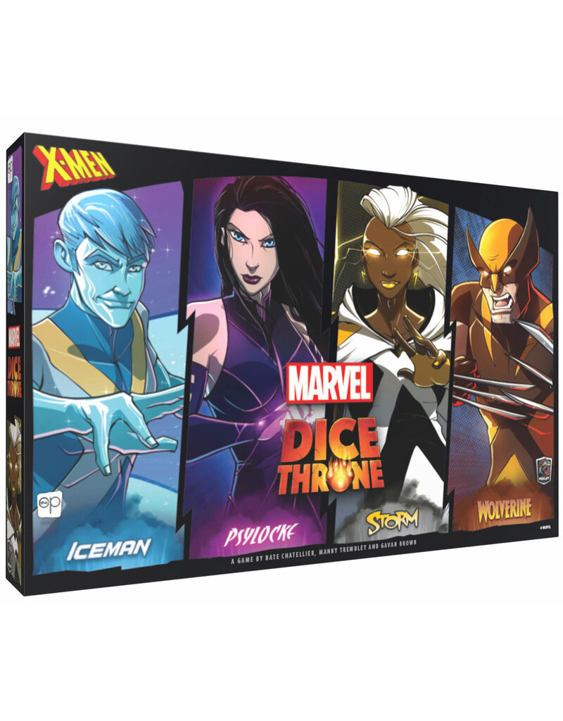 Roxley Games Marvel Dice Throne: X-Men Box 1 Fighters (Iceman, Psylocke, Storm & Wolverine)