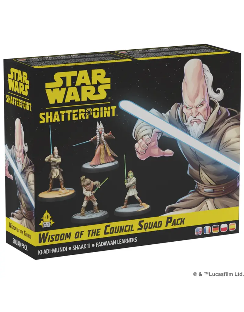 Atomic Mass Games Star Wars Shatterpoint - Wisdom of the Council Squad Pack