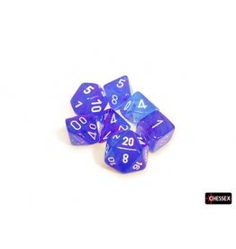 Chessex Chessex 7-Set Dice Cube Luminary Nebula Aura with White
