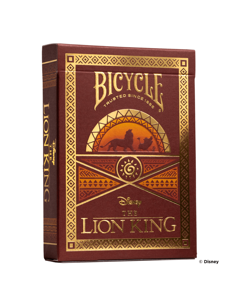 Bicycle Bicycle Disney Lion King Inspired Deluxe Playing Cards