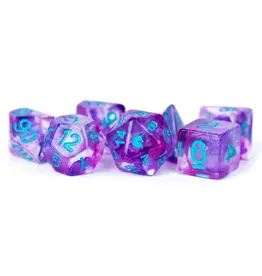 Metallic Dice Games Metallic Dice Games 7-Set Unicorn Dice - Violet Infusion