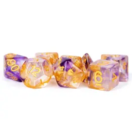 Metallic Dice Games Metallic Dice Games 7-Set Unicorn Dice - Royal Sunset