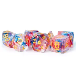 Metallic Dice Games Metallic Dice Games 7-Set Unicorn Dice - Cosmic Carnival