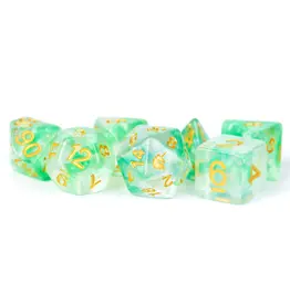 Metallic Dice Games Metallic Dice Games 7-Set Unicorn Dice - Icy Everglades