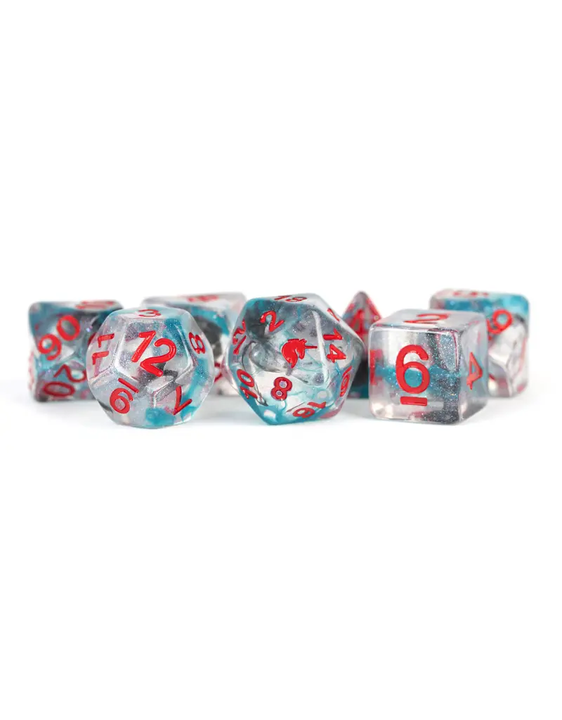 Metallic Dice Games Metallic Dice Games 7-Set Unicorn Dice - Battle Wounds