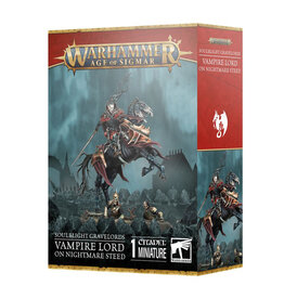 Games Workshop Vampire Lord on Nightmare Steed - Warhammer AOS: Soulblight Gravelords