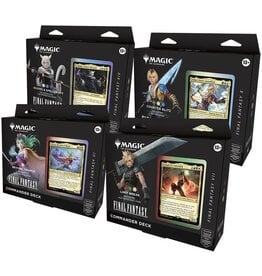 Wizards of the Coast MTG: Universes Beyond - Final Fantasy Commander Deck Display (4 decks)