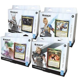 Wizards of the Coast MTG: Universes Beyond - Final Fantasy COLLECTOR EDITION Commander Deck Display (4 decks)(PREORDER)