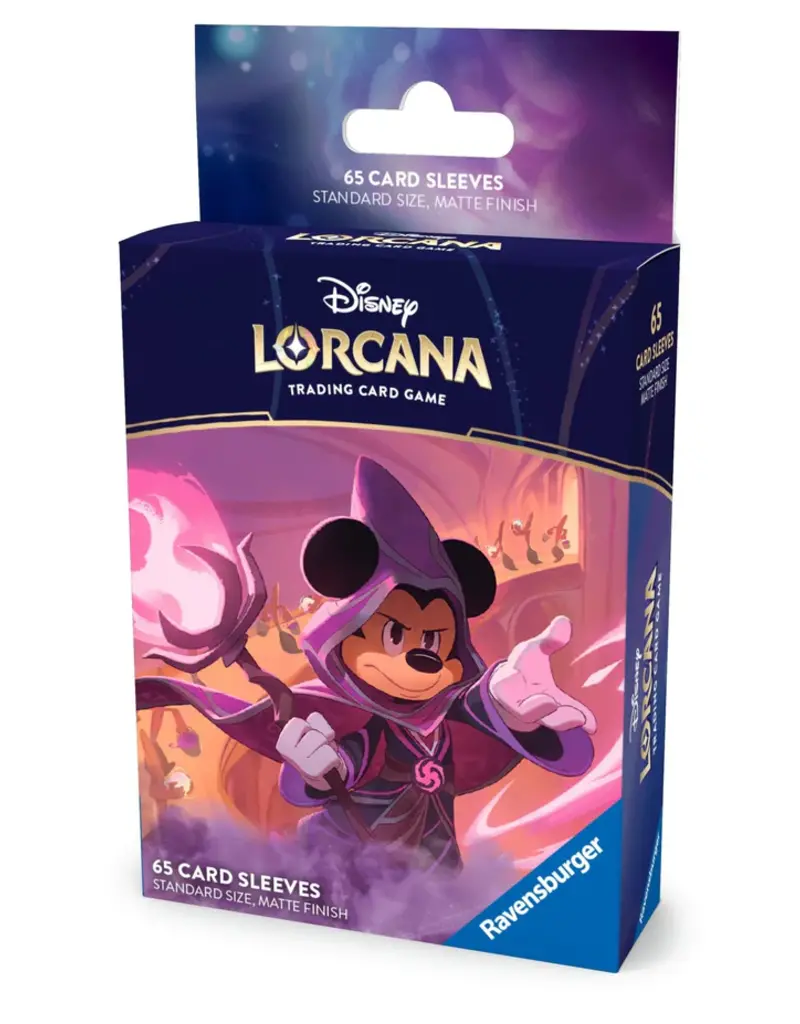 Ravensburger Card Sleeves: Disney Lorcana- Reign of Jafar- Mickey Mouse, Wayward Sorcerer