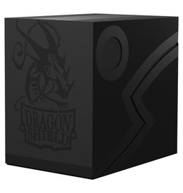 Arcane Tinmen Dragon Shield Double Deck Shell Shadow Black Deck Box (100)