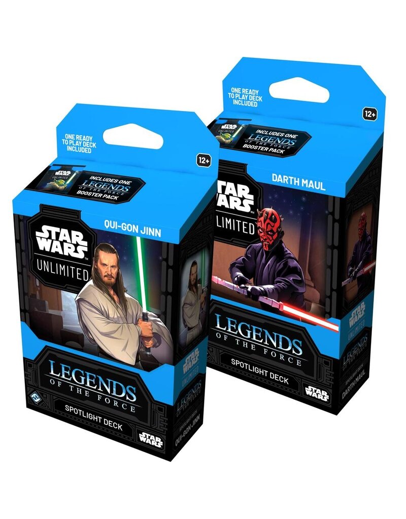 Fantasy Flight Games Star Wars: Unlimited - Legends of the Force: Spotlight Deck - Set of 2 (Preorder)
