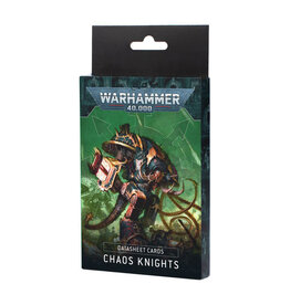 Games Workshop Warhammer 40k: Datasheet Cards: Chaos Knights