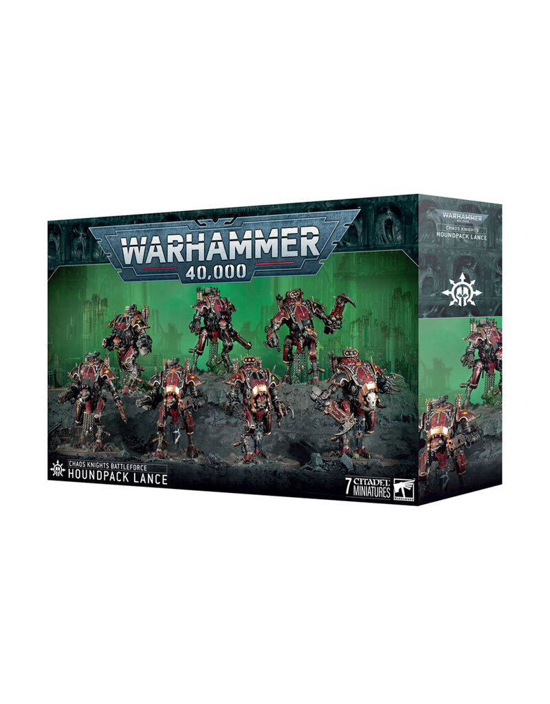 Games Workshop Warhammer 40k: Chaos Knights: Houndpack Lance