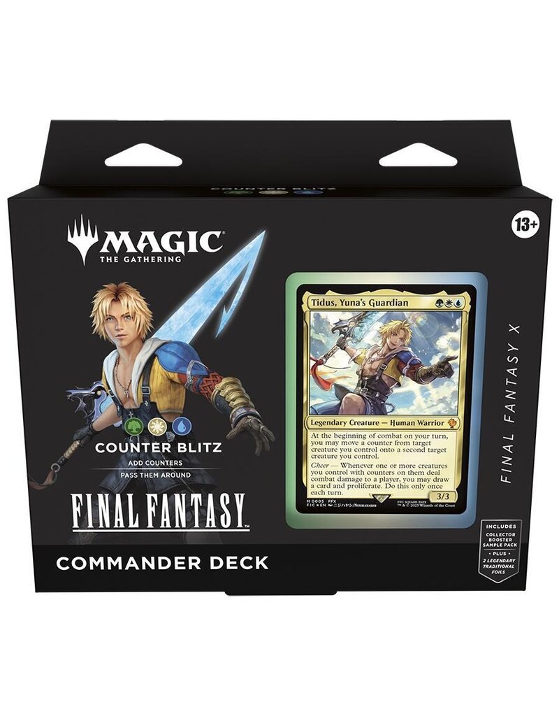 Wizards of the Coast FINAL FANTASY X Counter Blitz Commander Deck - MTG: Universes Beyond Final Fantasy