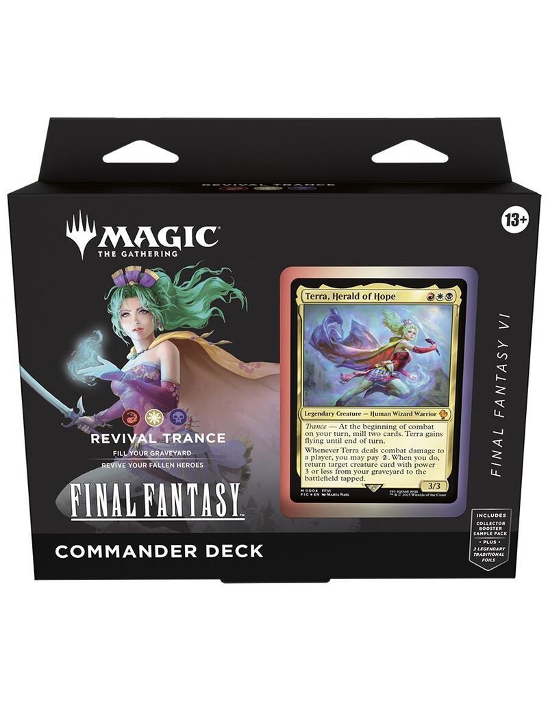 Wizards of the Coast FINAL FANTASY VI Revival Trance Commander Deck - MTG: Universes Beyond Final Fantasy