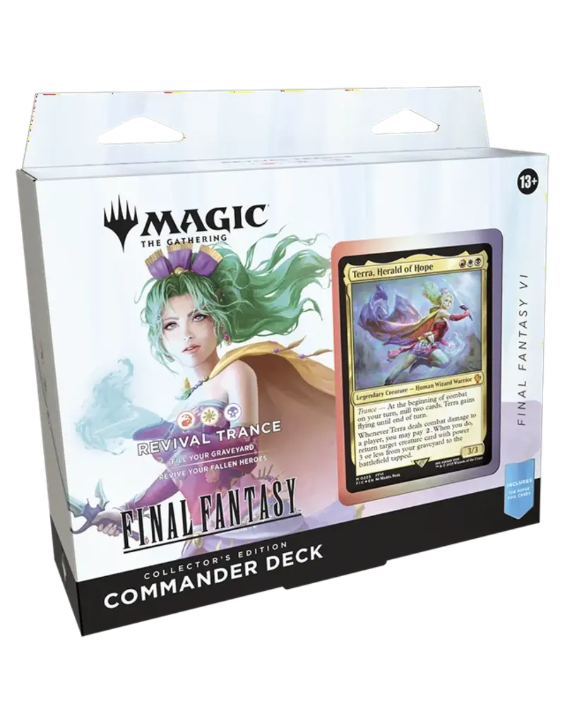 Wizards of the Coast Collector Edition FINAL FANTASY VI Revival Trance Commander Deck - MTG: Universes Beyond Final Fantasy