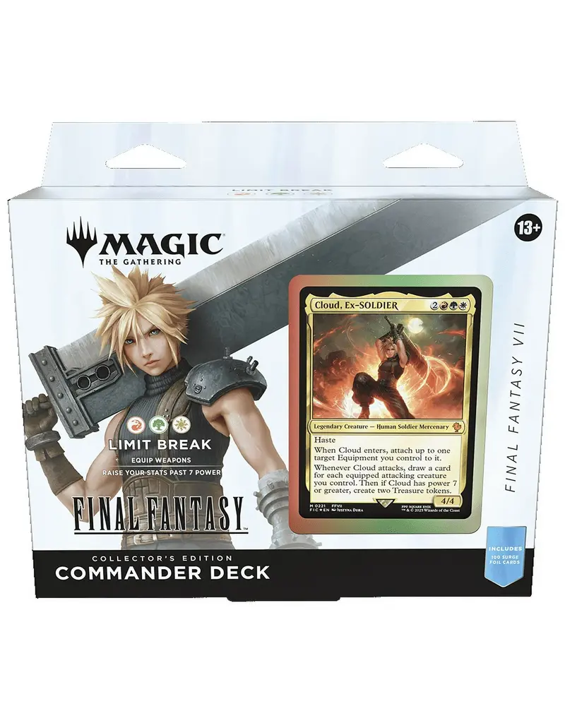 Wizards of the Coast Collector Edition FINAL FANTASY VII Limit Break Commander Deck - MTG: Universes Beyond Final Fantasy