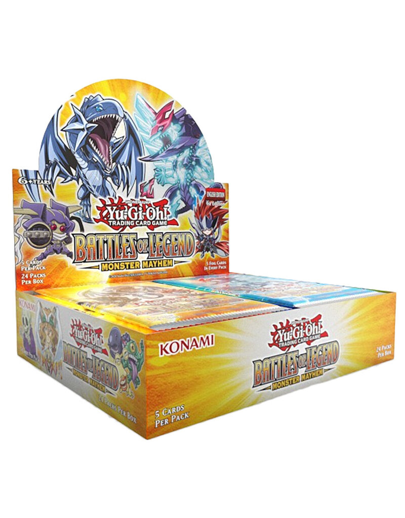 Yu-Gi-Oh Yu-Gi-Oh: Battles of Legend- Monster Mayhem Booster Display Box