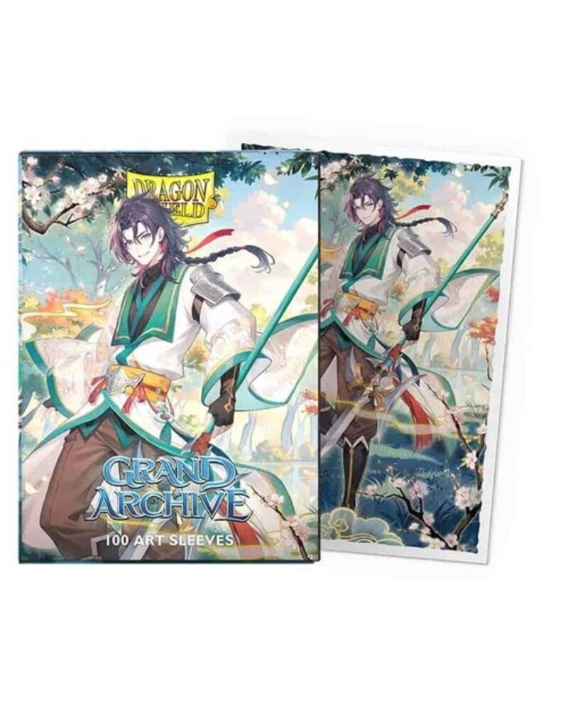 Arcane Tinmen Dragon Shield: Matte Art - Grand Archive: Jin, Fate Defiant (100)