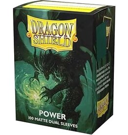 Arcane Tinmen Dragon Shield: Matte Dual - Metallic Green & Power (100)