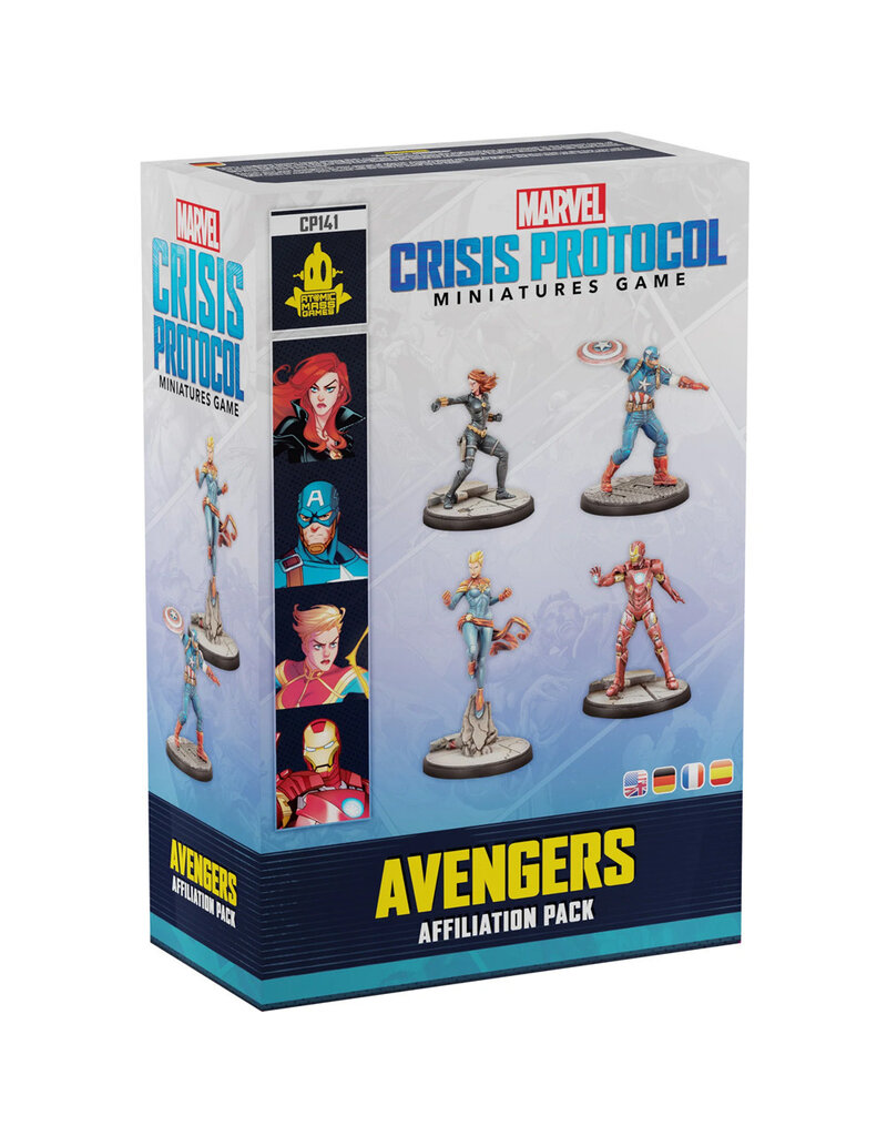 Fantasy Flight Games Marvel: Crisis Protocol – Avengers Affiliation Pack