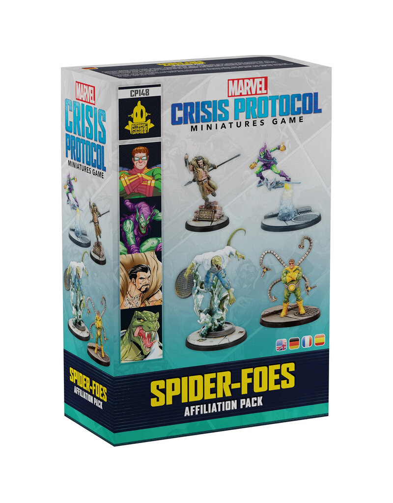 Fantasy Flight Games Marvel: Crisis  Protocol – Spider- Foes Affiliation  Pack