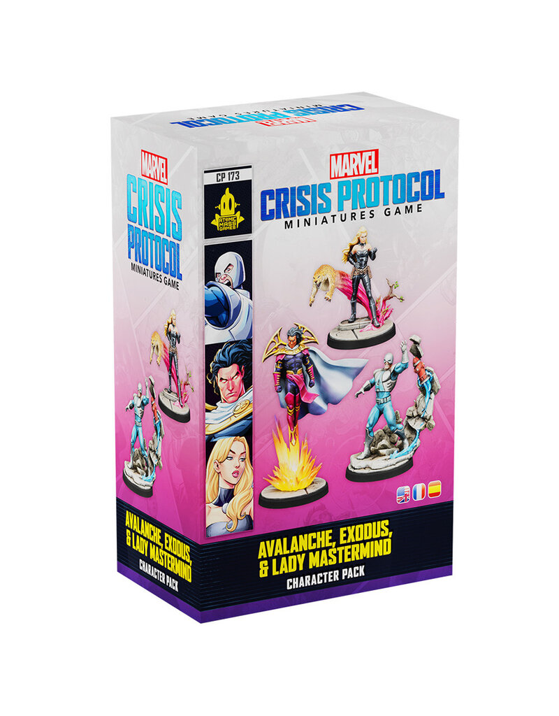 Atomic Mass Games Marvel: Crisis Protocol - Avalanche, Exodus & Lady Mastermind
