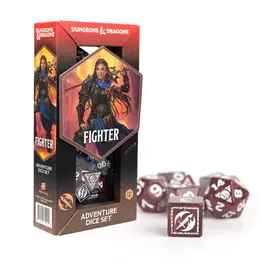 Wizards of the Coast D&D Adventure Dice Set: Fighter - Red