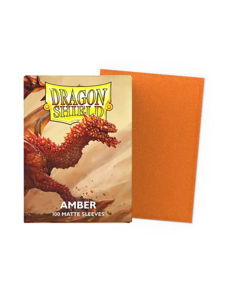 Arcane Tinmen Dragon Shield: Matte Amber (100)