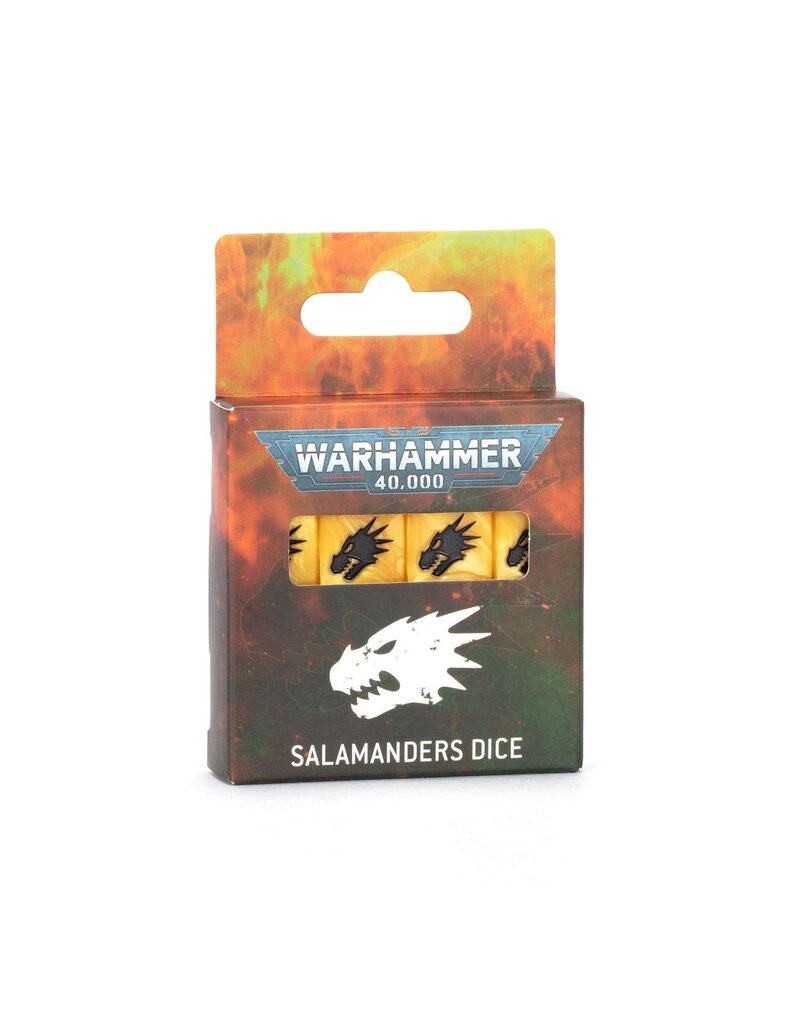 Games Workshop Warhammer 40k: Salamanders - Dice Set