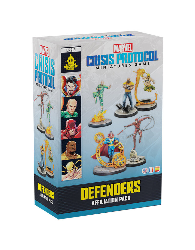 Atomic Mass Games Marvel Crisis Protocol: Defenders Affiliation Pack