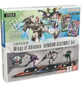 Bandai Namco Gundam TCG: Gundam Assemble - Wings of Advance Starter Deck Set (ST-02 Assemble)