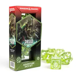 Wizards of the Coast D&D Adventure Dice Set: Druid - Green