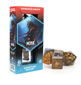 Wizards of the Coast D&D Adventure Dice Set: Monk - Blue