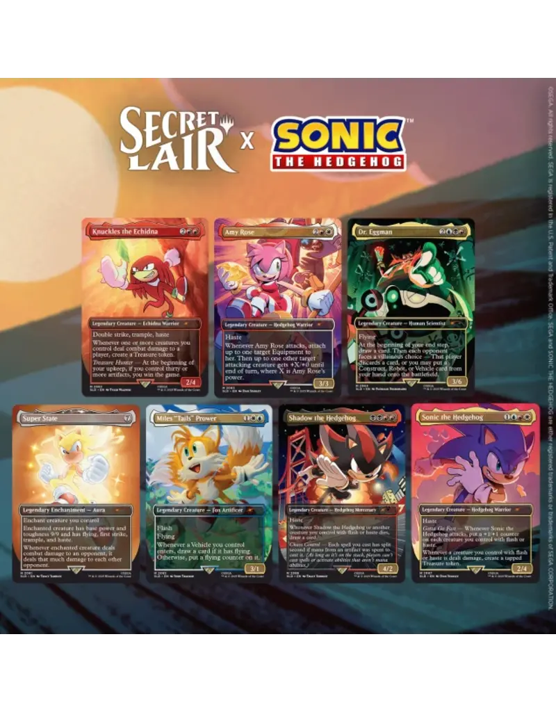 Wizards of the Coast MTG - Secret Lair x Sonic - Friends and Foes Non-Foil