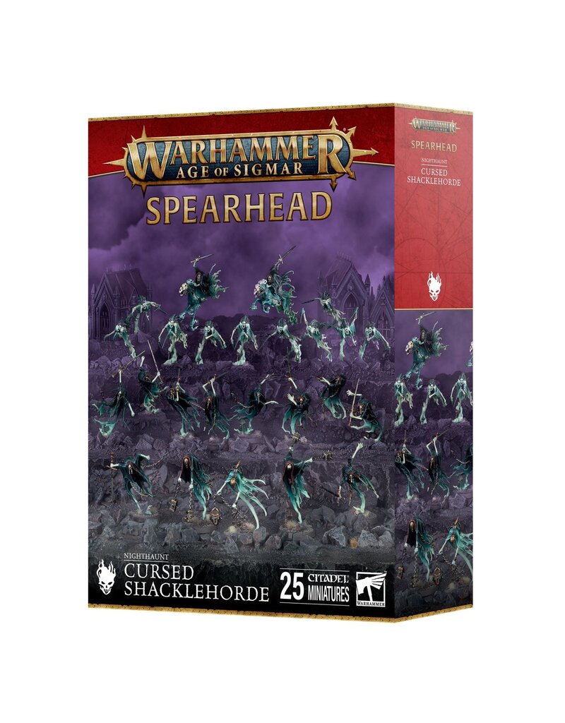 Games Workshop Nighthaunt: Cursed Shacklehorde - Warhammer AoS: Spearhead