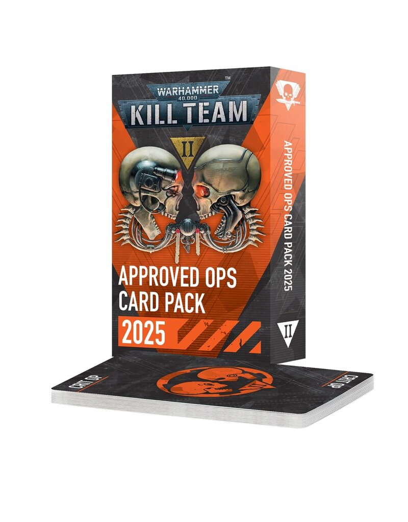 Games Workshop Warhammer 40k: Kill Team - Approved Ops Card Pack (2025)