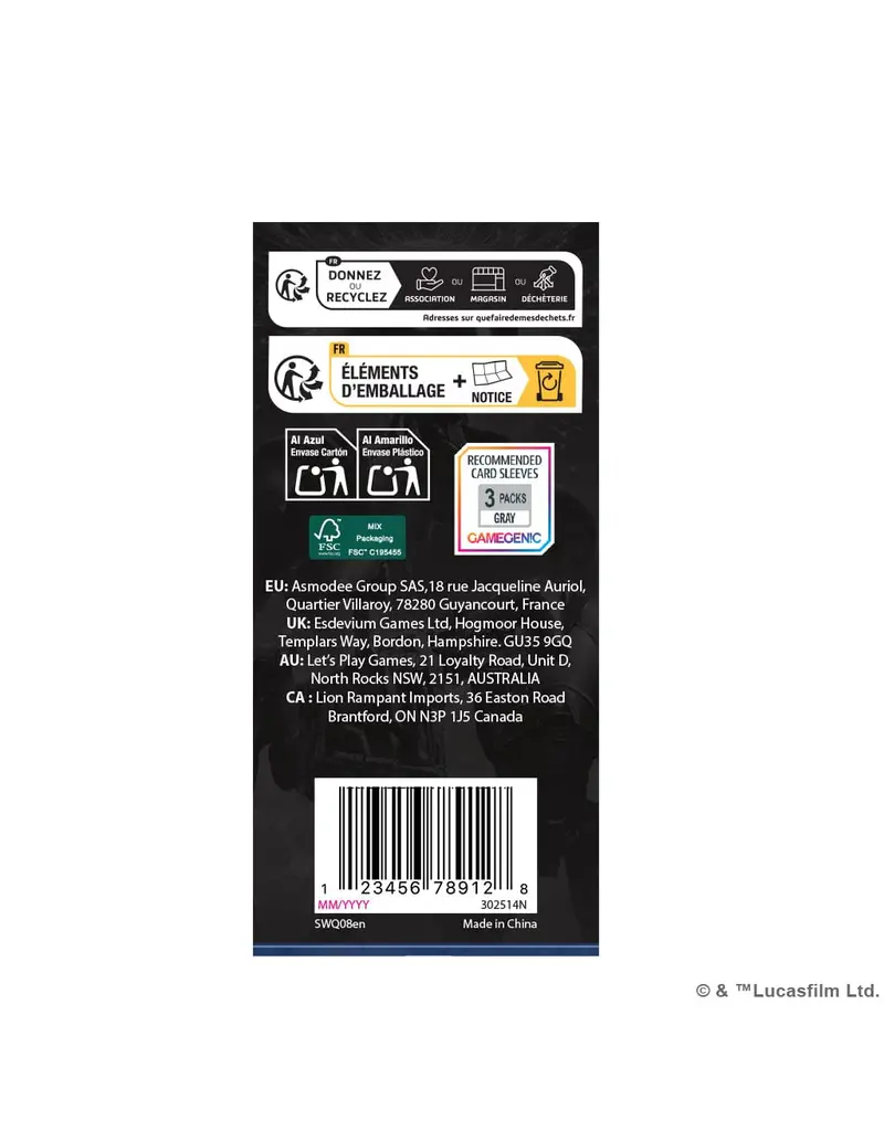 Atomic Mass Games Star Wars: Legion - Separatist Alliance Card Pack