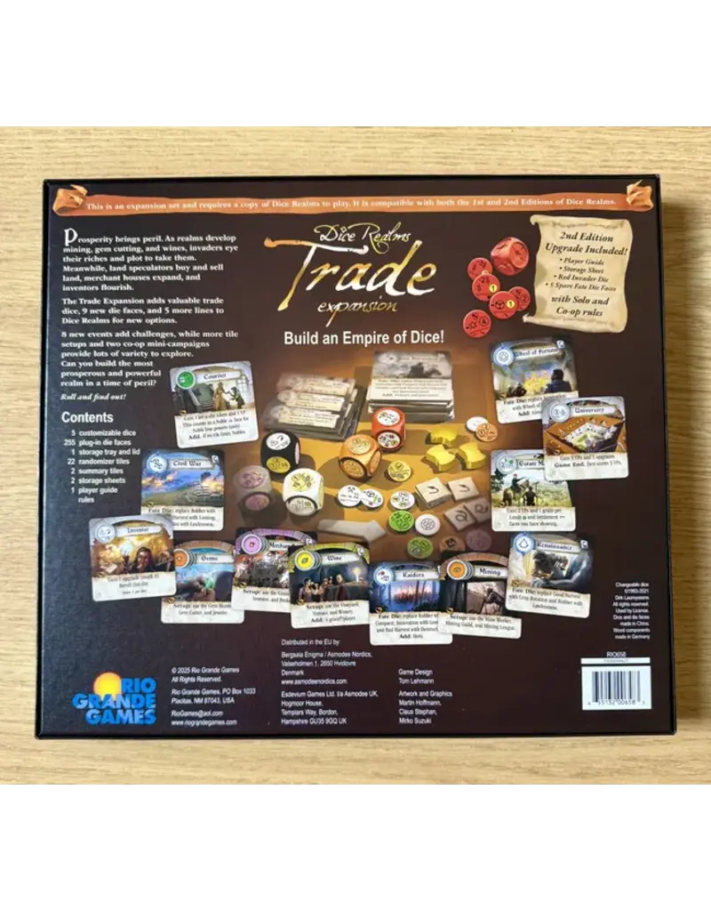 Rio Grande Games Dice Realms: Trade Expansion