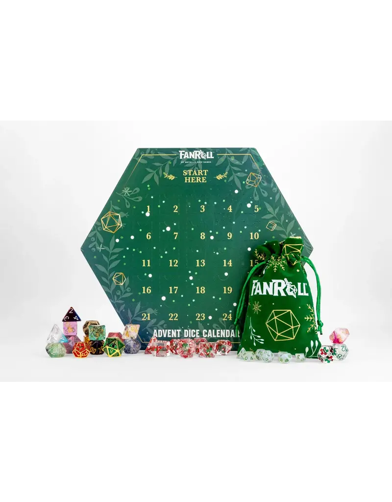 FanRoll by Metallic Dice Games Fanroll Holiday Dice Advent Calendar 2025