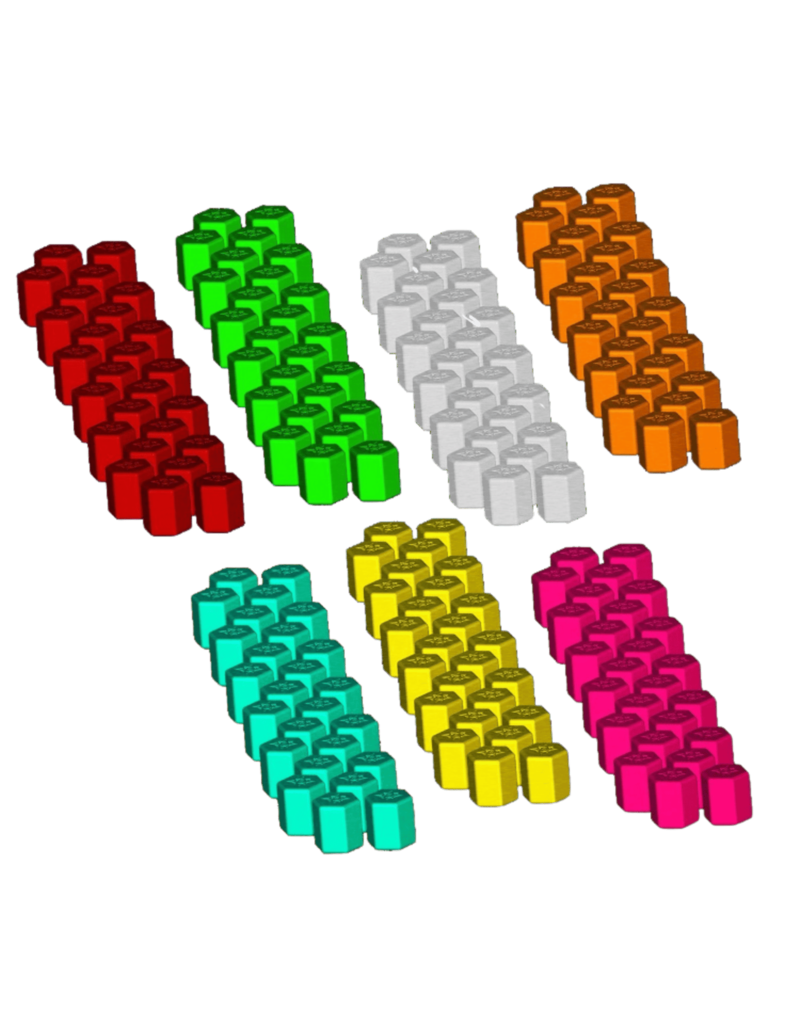 Chip Theory Games Wroth: Metal Troop Tokens