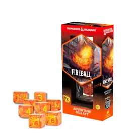 Wizards of the Coast D&D Adventure Dice Set - Fireball