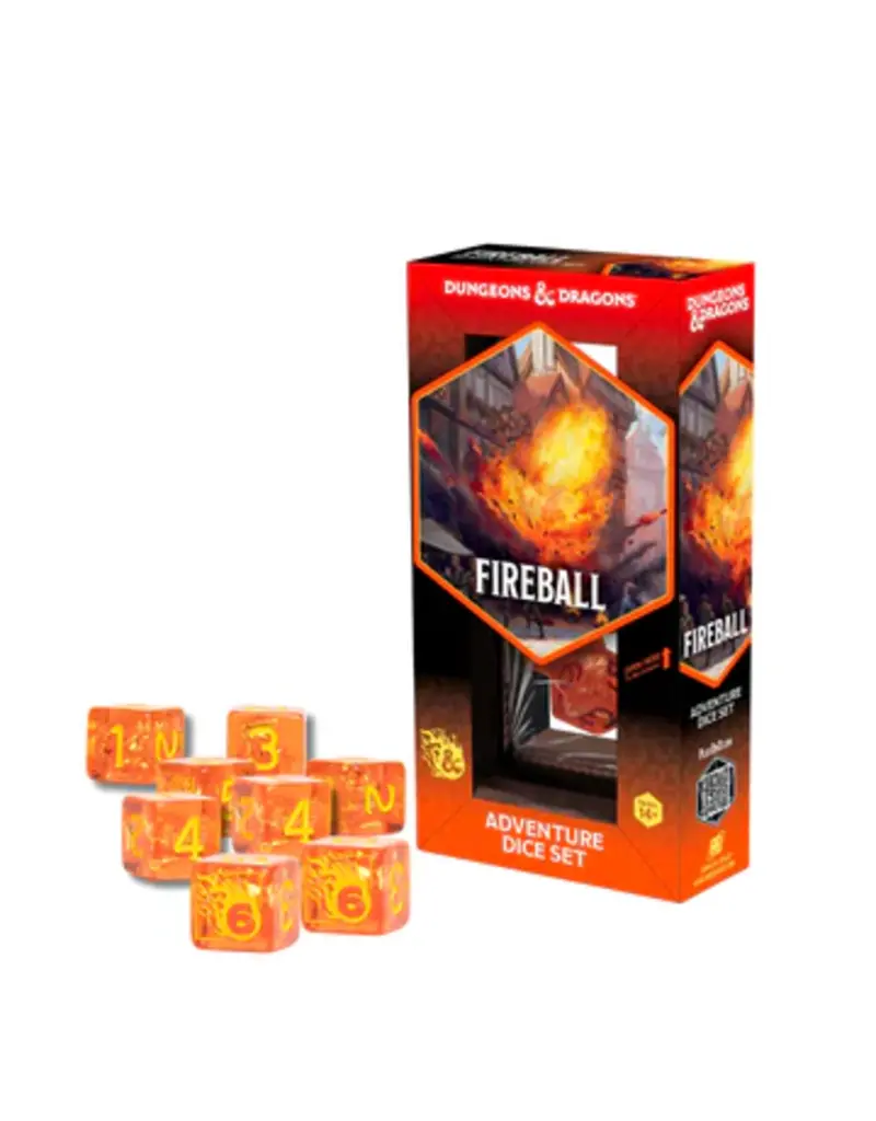 Wizards of the Coast D&D Adventure Dice Set - Fireball