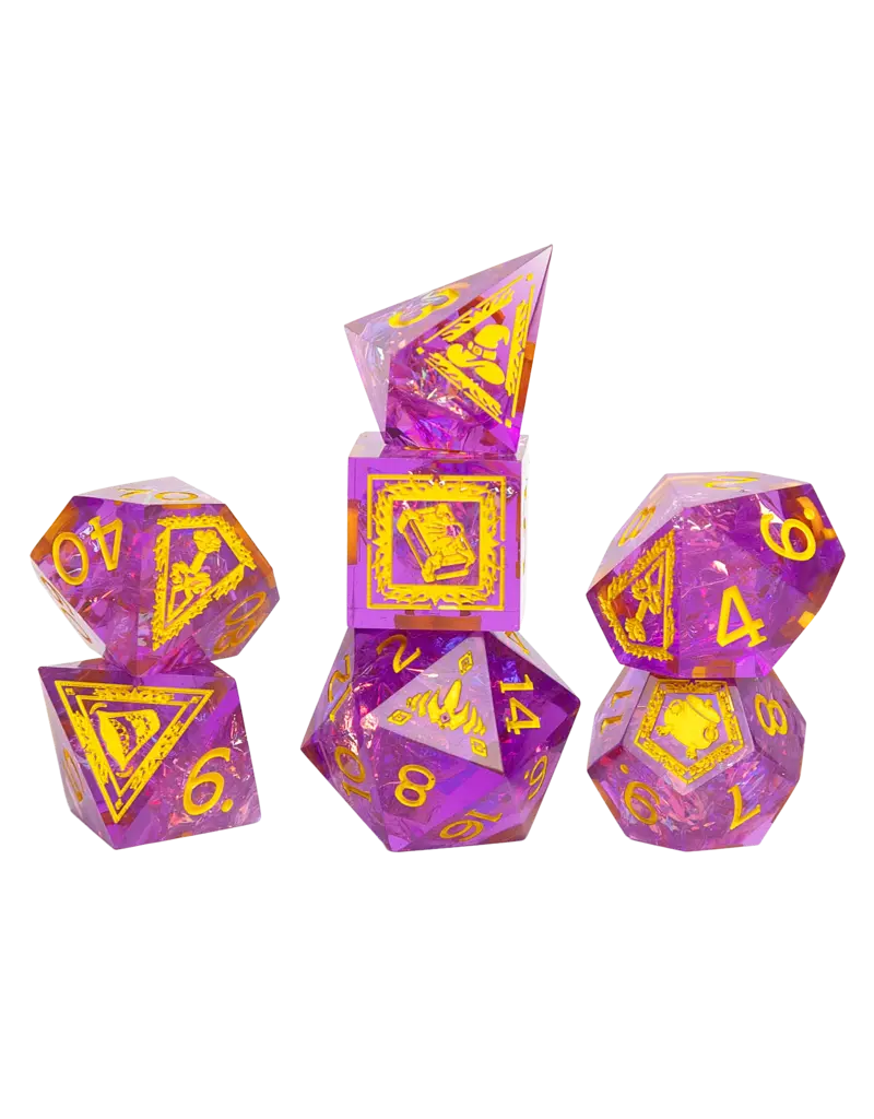 Wizards of the Coast D&D Adventure Dice Set - Tasha the Witch Queen: Sharp-Edged
