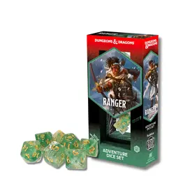 Wizards of the Coast D&D Adventure Dice Set - Ranger: White, Green