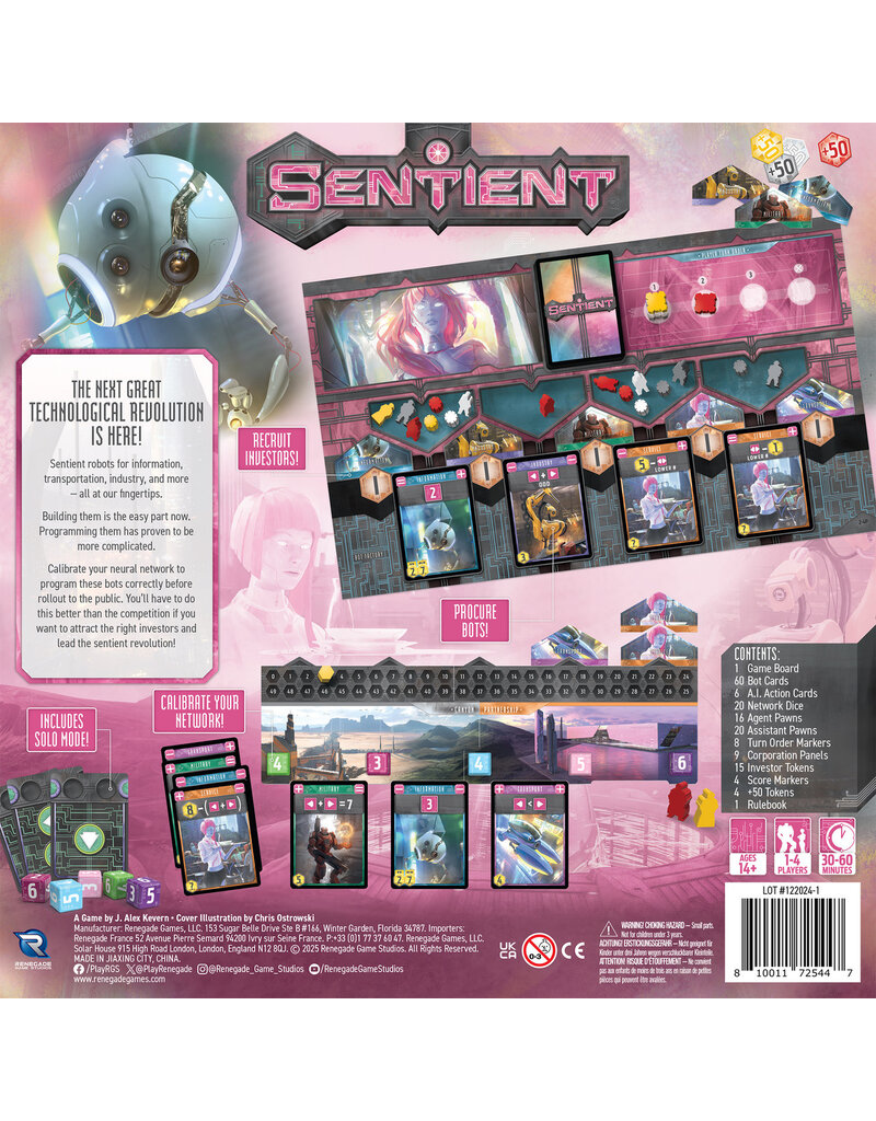 Renegade Game Studios Sentient
