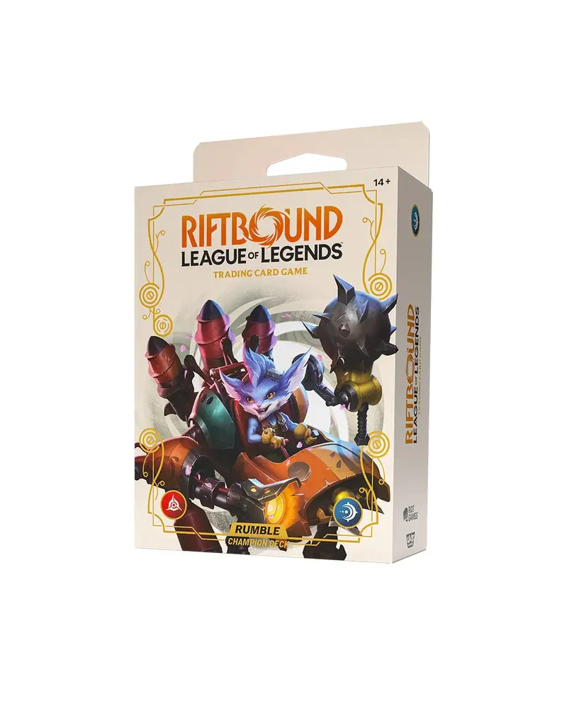 Ravensburger Riftbound - League of Legends TCG: Spiritforged Champion Deck - Rumble (Pre-Order)