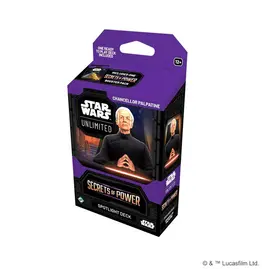 Fantasy Flight Games Star Wars: Unlimited - Secrets of Power - Chancellor Palpatine Spotlight Deck (Pre-Order)