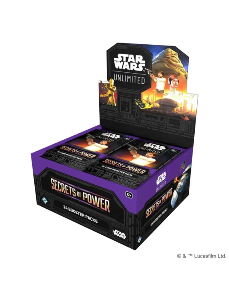 Fantasy Flight Games Star Wars: Unlimited - Secrets of Power - Booster Display Box